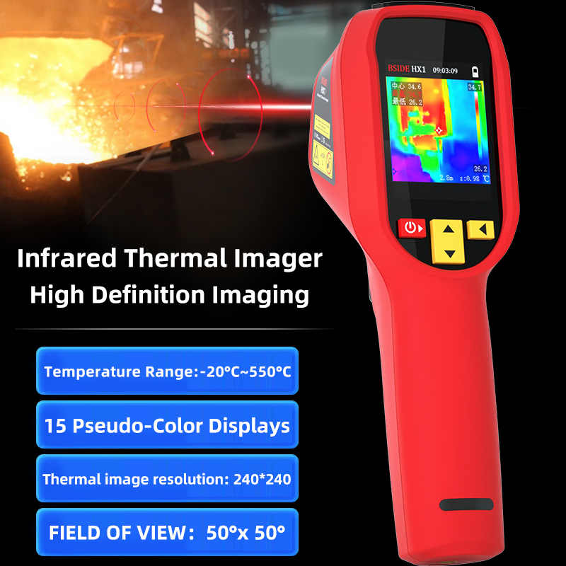 Nf 521 Thermal Imaging Camera - Termocamera HX1 240x240, Termografo a Infrarossi