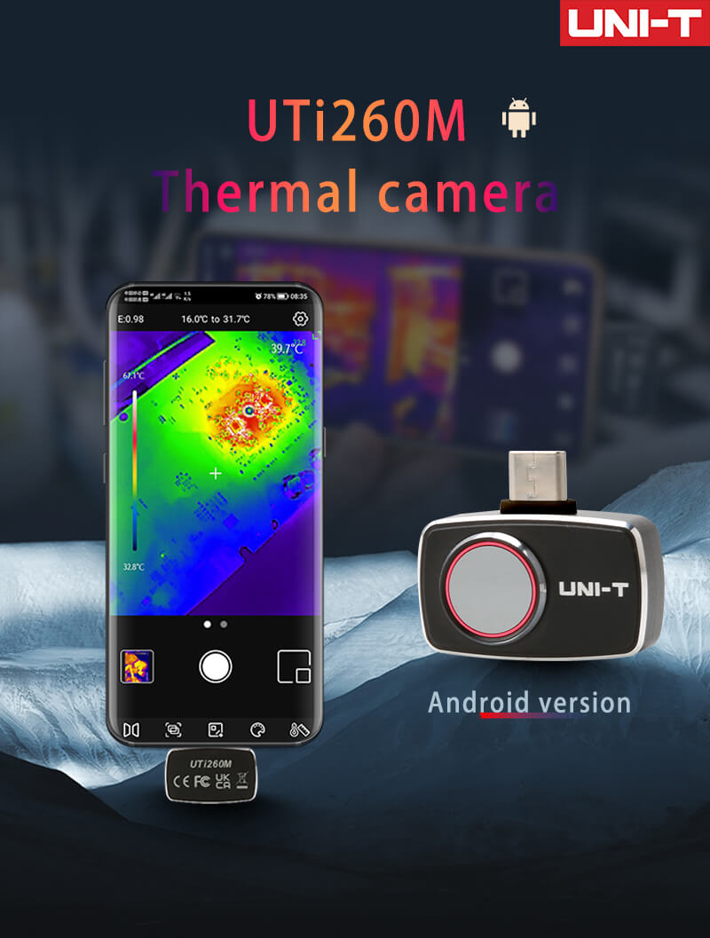 UNI-T UTi260M Termocamera Port - Thermal Imaging Camera 256X192 recensione e prezzo