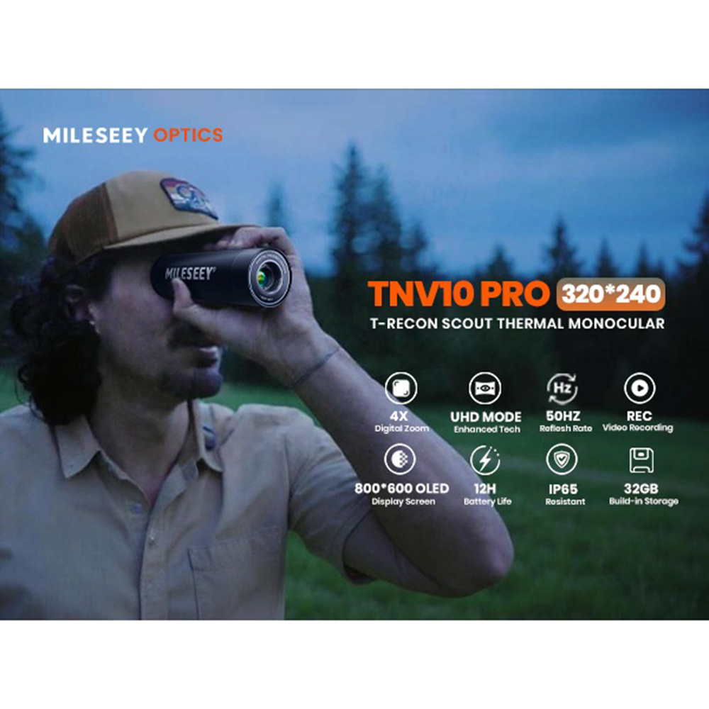 MILESEEY TNV10 PRO Risoluzione - Hunting Thermal Imaging Scope recensione e prezzo